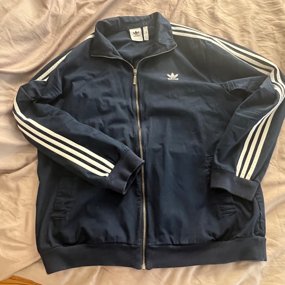 Adidas old school track jacket size XL - Picture 6 of 9